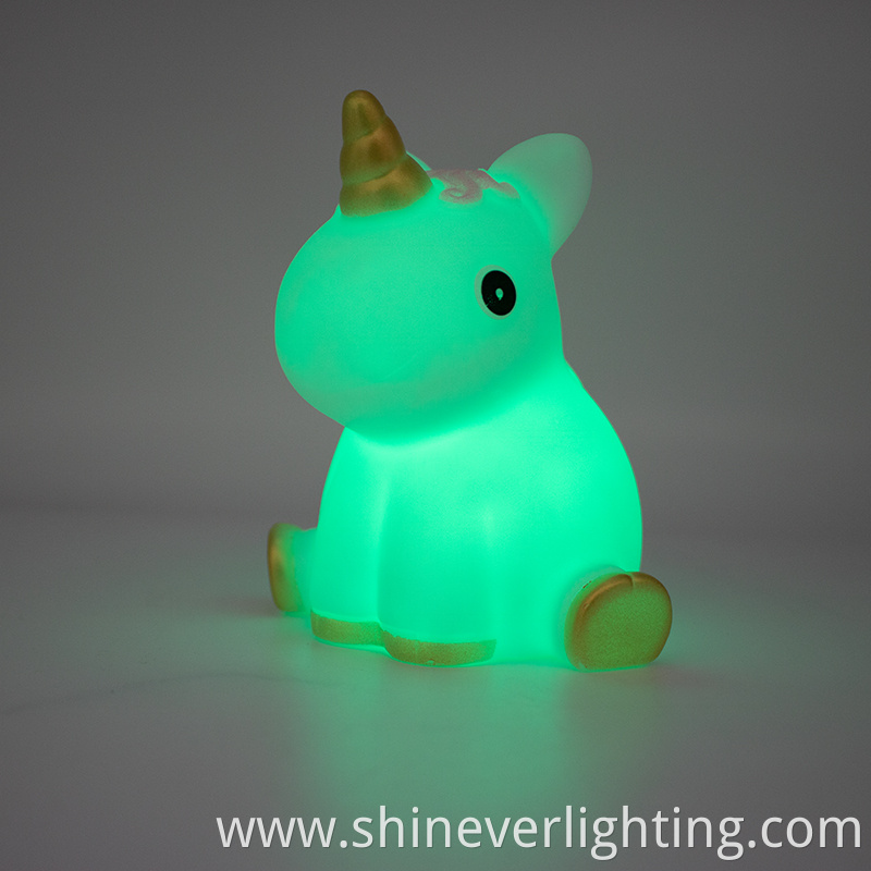 luminous unicorn ornament